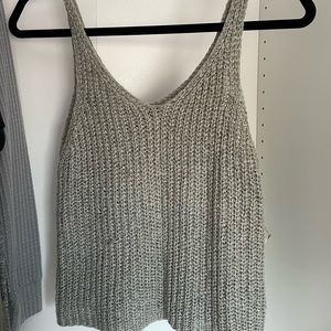 Moon&madison green knit tank